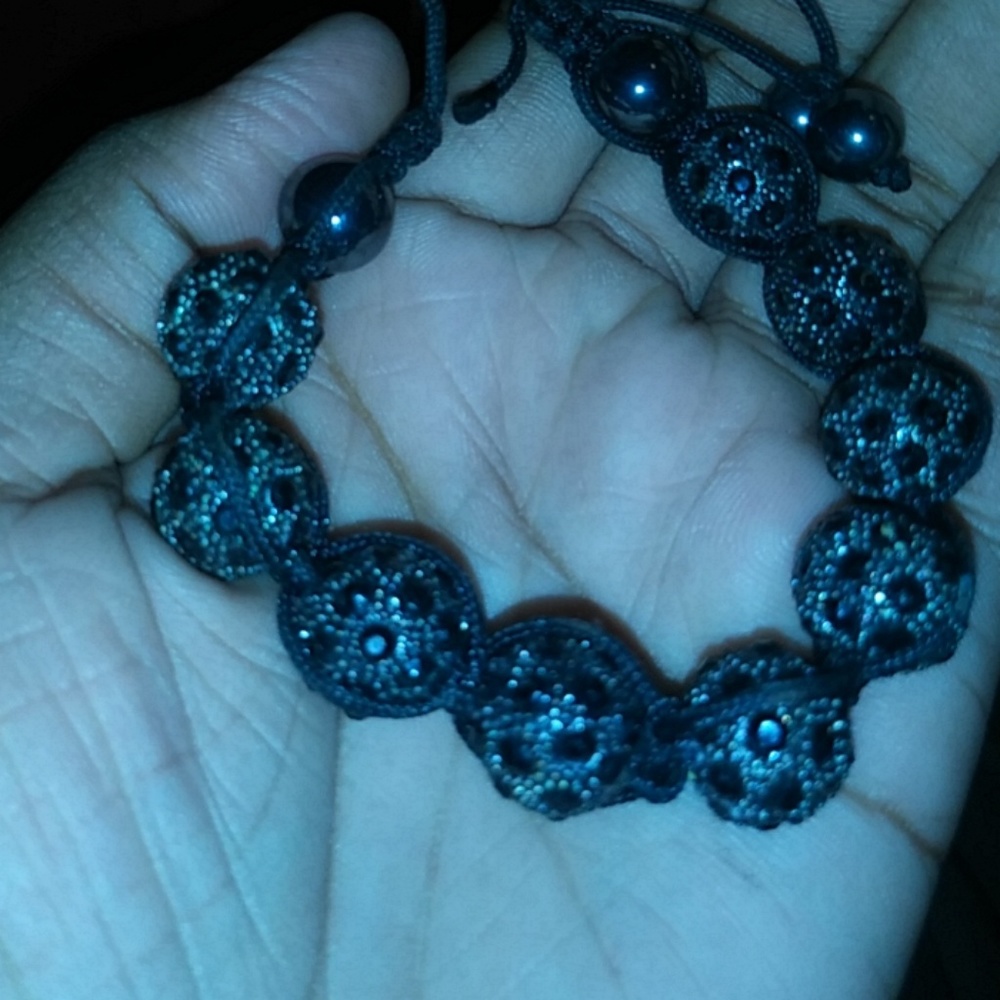 Heavy beaded bracelet